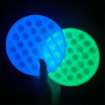 Luminous Round Push Pop Bubble